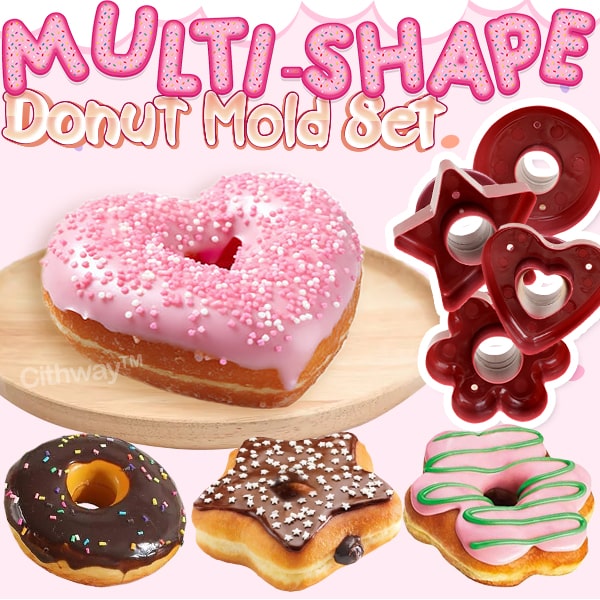 Cithway™ One-Press Multi-shape Donut Mold