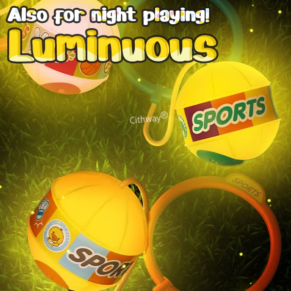 Cithway® Fun LED Glowing Ankle Skip Ball Toy