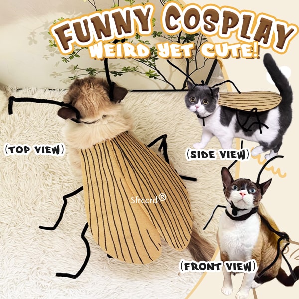 Sfrcord® Fun Cat-Roach Costume