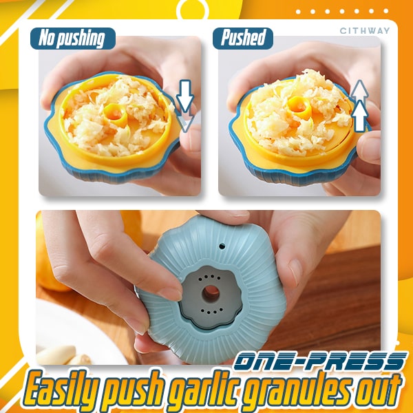 Cithway™ Easy-Twist Garlic Clove Press Crusher