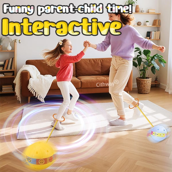 Cithway® Fun LED Glowing Ankle Skip Ball Toy