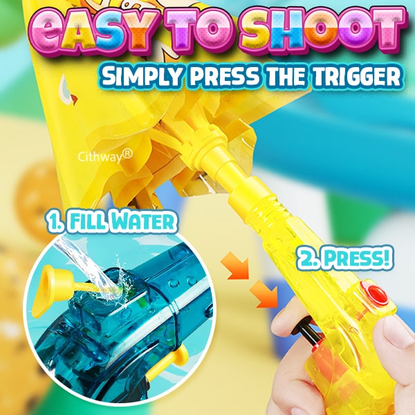 Cithway® Fun Water Blasting Umbrella Gun Toy