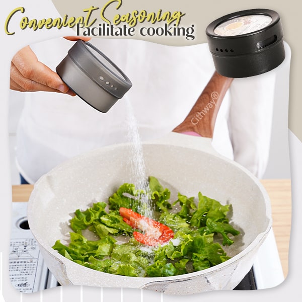 Cithway® Magnetic Wall-Mounted Spice Jar