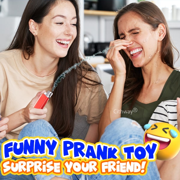 Cithway® Fun Water Squirting Lighter Prank Toy