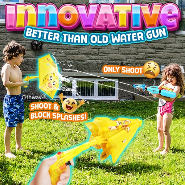 Cithway® Fun Water Blasting Umbrella Gun Toy