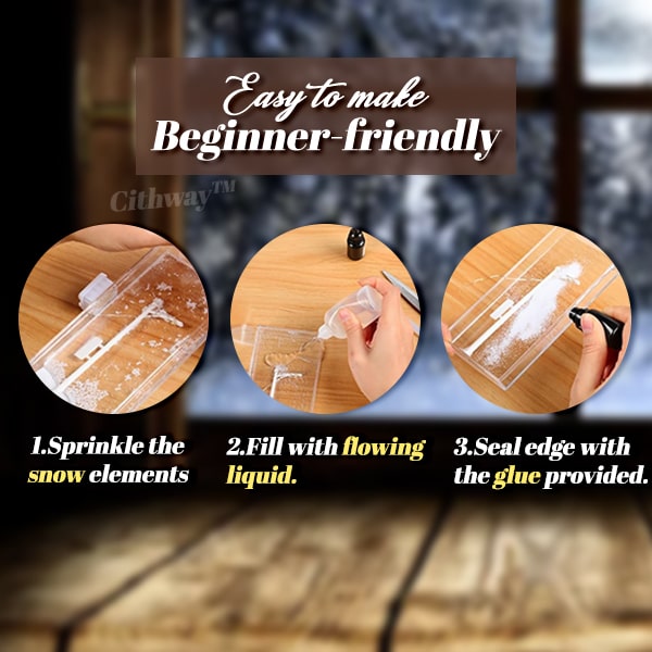Cithway™ Snowy Street Scene Night Light DIY Set