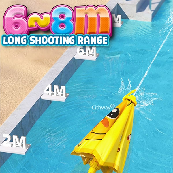 Cithway® Fun Water Blasting Umbrella Gun Toy