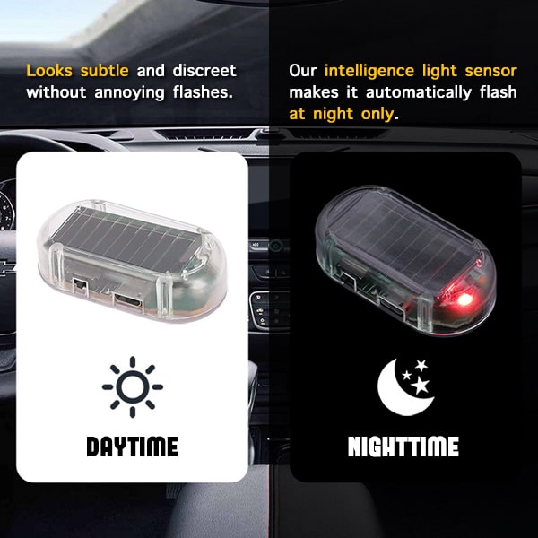 Anti-Theft Solar Car Alarm Light