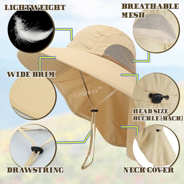 Cithway™ All-Round Sun Protective Outdoor Fisherman Hat