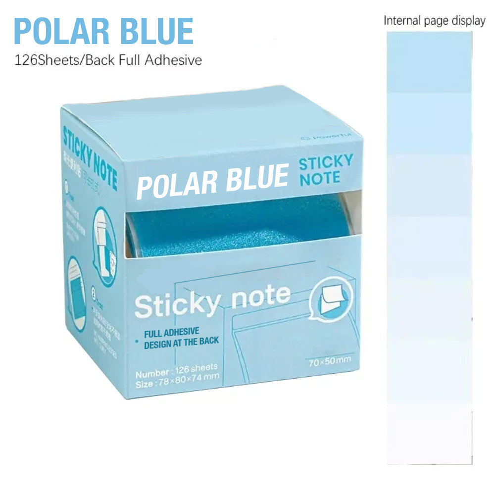 Cithway™ Transparent Pearl Tab Sticky Notes (126 Sheets)