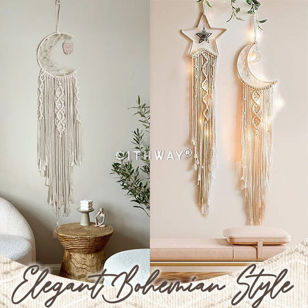 Cithway® Bohemian Tassel Handmade Woven Tapestry
