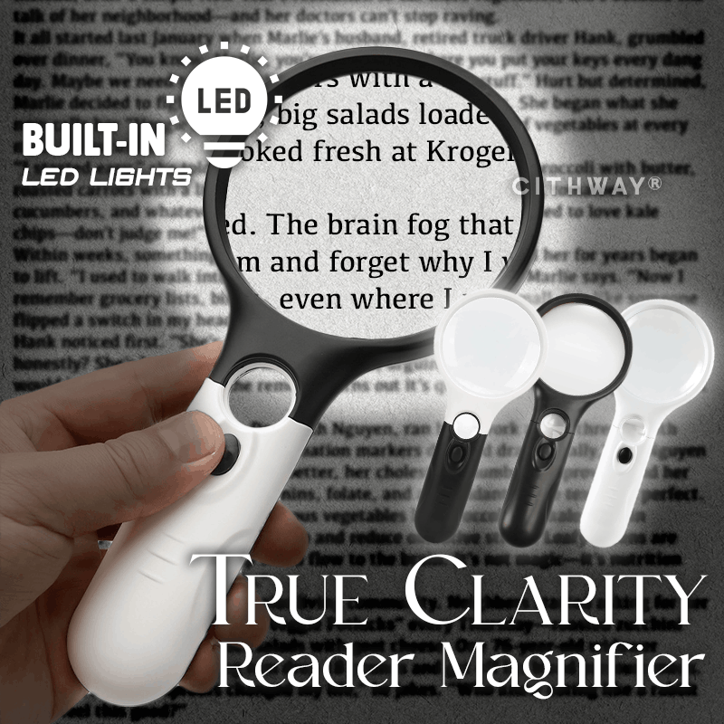 Cithway® True Clarity Senior LED Reader Magnifier – meomeland