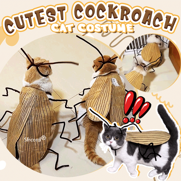 Sfrcord® Fun Cat-Roach Costume