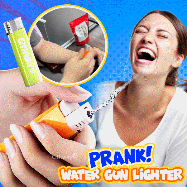 Cithway® Fun Water Squirting Lighter Prank Toy