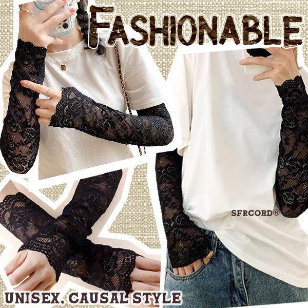 Sfrcord® Chic Girl Lace Arm Cover (1 Pair)