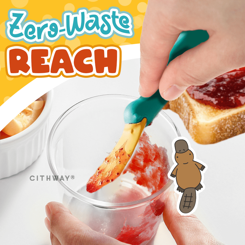 Cithway® Easy-Reach Jar Scraper Platypus Spatula – meomeland