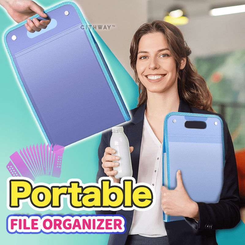 Cithway™ Portable Expanding File Folder Organizer