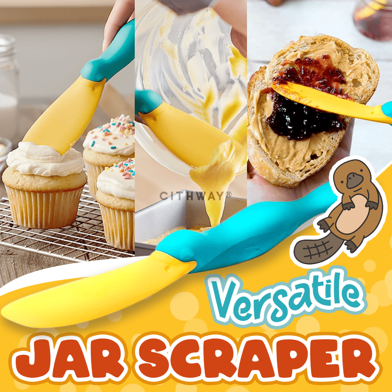 Cithway® Easy-Reach Jar Scraper Platypus Spatula – meomeland