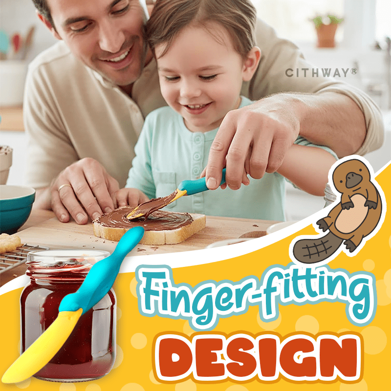 Cithway® Easy-Reach Jar Scraper Platypus Spatula – meomeland