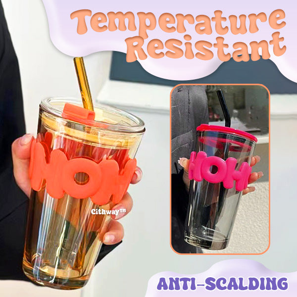 Cithway™ Silicone Sleeve Leakproof Glass Bottle