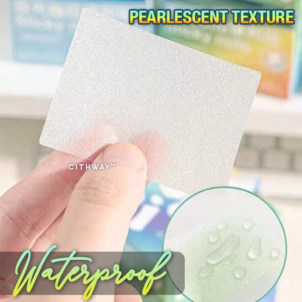 Cithway™ Transparent Pearl Tab Sticky Notes (126 Sheets)