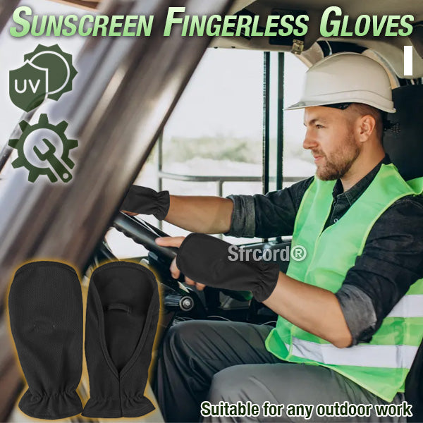 Sfrcord® Sunscreen Fingerless Working Glove